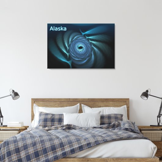 Ice Whales - Alaska Canvas Afdruk (Insitu (Slaapkamer))