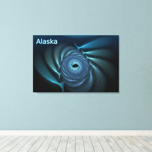 Ice Whales - Alaska Canvas Afdruk (Insitu (Houten vloer))