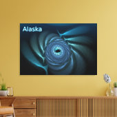 Ice Whales - Alaska Canvas Afdruk (Insitu (Woonkamer))