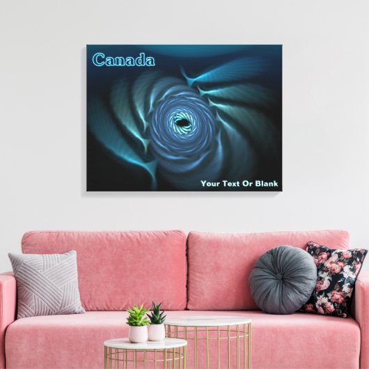 Ice Whales - Canada Canvas Afdruk (Insitu (Woonkamer))