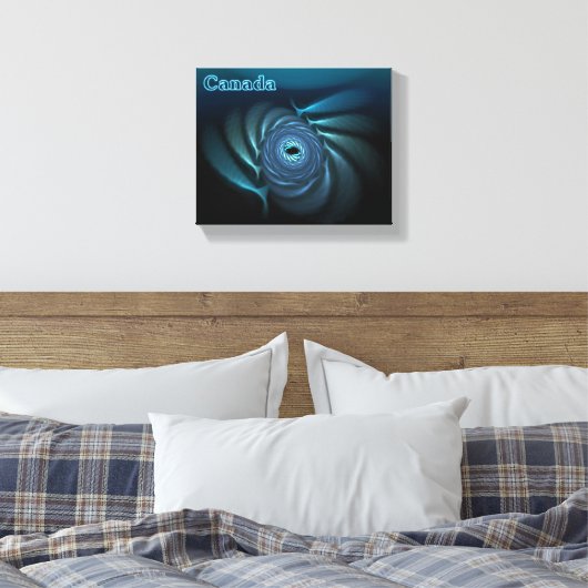 Ice Whales - Canada Canvas Afdruk (Insitu (Slaapkamer))