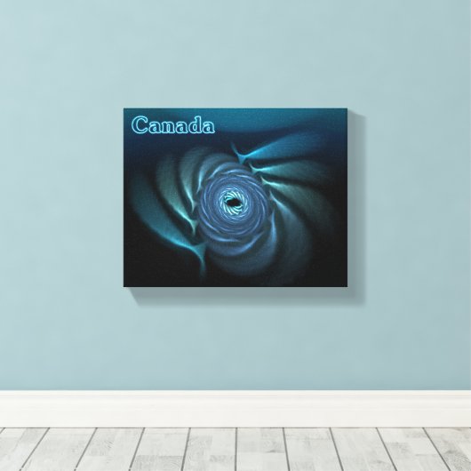 Ice Whales - Canada Canvas Afdruk (Insitu (Houten vloer))