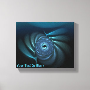 Ice Whales Fractal Canvas Afdruk