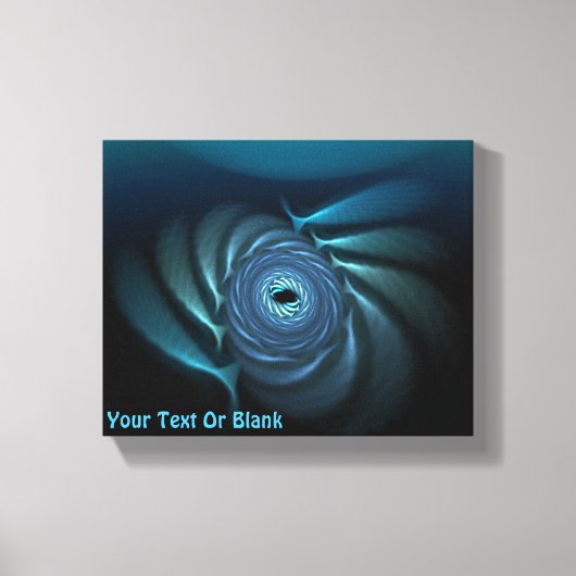 Ice Whales Fractal Canvas Afdruk (Voorkant)