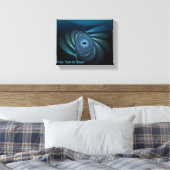 Ice Whales Fractal Canvas Afdruk (Insitu (Slaapkamer))