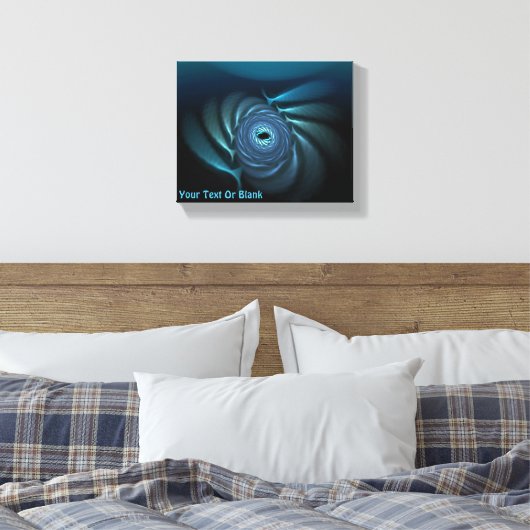 Ice Whales Fractal Canvas Afdruk (Insitu (Slaapkamer))