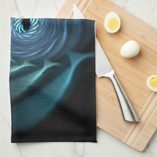 Ice Whales Theedoek (Quarter Fold)