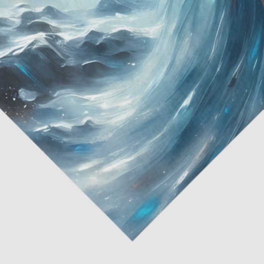 Ice wing Enchantress Winter Fairy Decoupage Paper Tissuepapier (Detail)