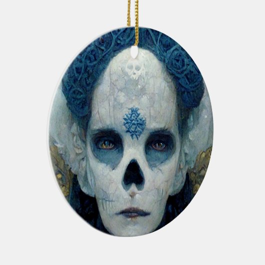 Ice Witch 2 Fantasy Sci-Fi Keramisch Ornament (Rechts)