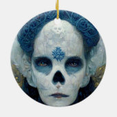 Ice Witch 2 Fantasy Sci-Fi Keramisch Ornament (Achterkant)