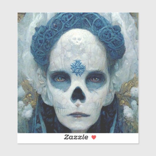 Ice Witch 2 Fantasy Sci-Fi Sticker (Vel)