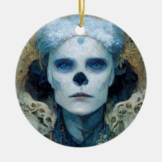 Ice Witch 3 Fantasy Sci-Fi Keramisch Ornament (Voorkant)