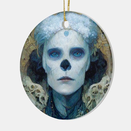 Ice Witch 3 Fantasy Sci-Fi Keramisch Ornament (Links)