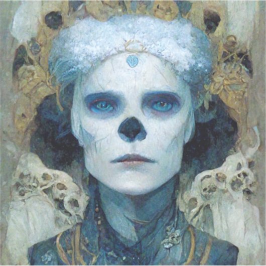 Ice Witch 3 Fantasy Sci-Fi Sticker (Voorkant)