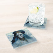 Ice Witch 4 Fantasy Sci-Fi Glazen Onderzetter (Schuin)