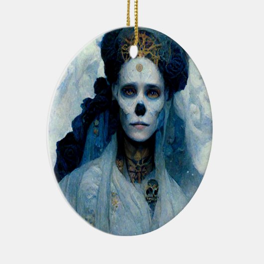 Ice Witch 4 Fantasy Sci-Fi Keramisch Ornament (Rechts)