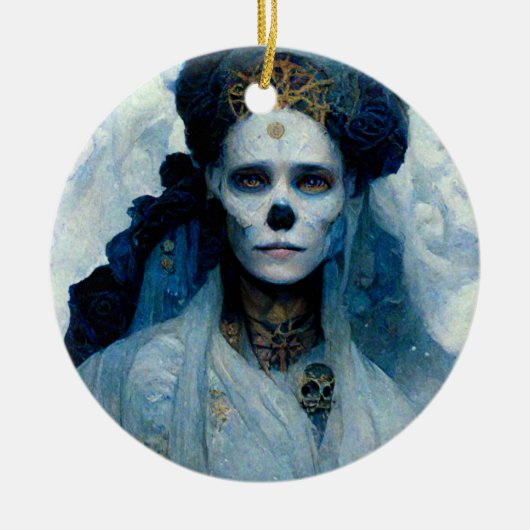 Ice Witch 4 Fantasy Sci-Fi Keramisch Ornament (Voorkant)