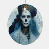 Ice Witch 4 Fantasy Sci-Fi Keramisch Ornament (Links)