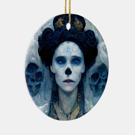 Ice Witch 5 Fantasy Sci-Fi Keramisch Ornament (Rechts)