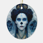 Ice Witch 5 Fantasy Sci-Fi Keramisch Ornament (Links)