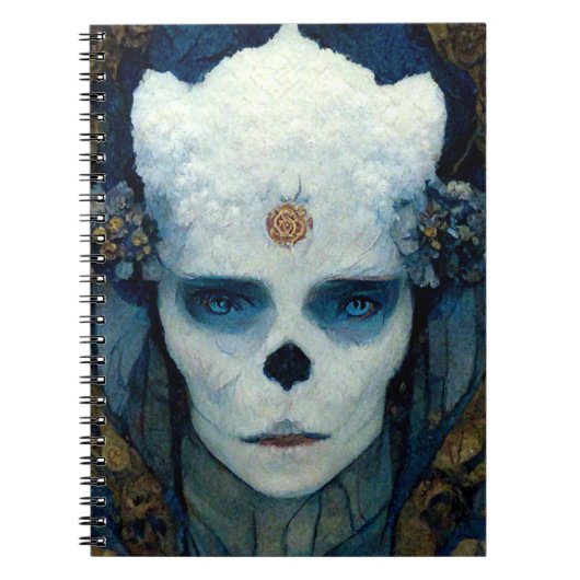 Ice Witch Fantasy Sci-Fi Art Notitieboek (Voorkant)