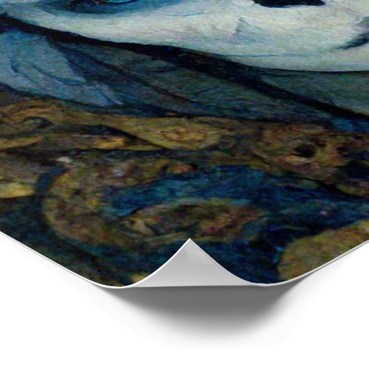 Ice Witch Fantasy Sci-Fi Art Poster (Hoek)