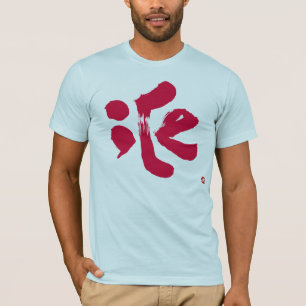 iCe witte voorafdruk T-shirt