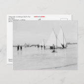 Ice Yachting on Lake St. Clair Briefkaart (Voorkant / Achterkant)