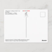 Ice Yachting on Lake St. Clair Briefkaart (Achterkant)