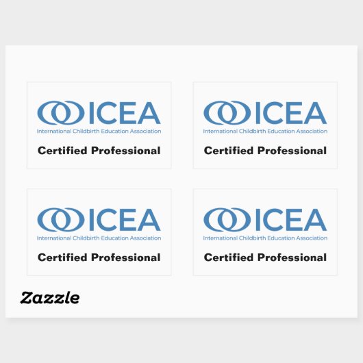 ICEA Certified Professional Stickers (Vel)