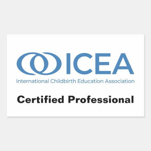 ICEA Certified Professional Stickers (Voorkant)