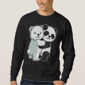 Icebear Panda Leuk Polar Beer Knuffel Dieren H Trui (Voorkant)