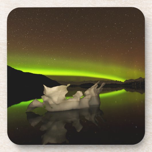 Iceberg Aurora Bier Onderzetter (Voorkant)
