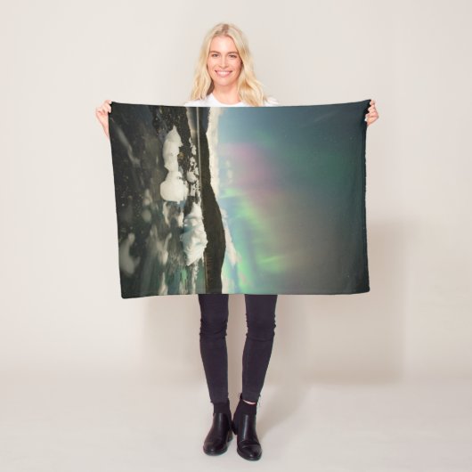 Iceberg Aurora Fleece Deken (In situ)