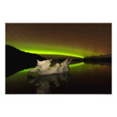 Iceberg Aurora Foto Afdruk (Voorkant)