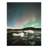 Iceberg Aurora Foto Afdruk (Voorkant)
