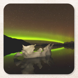 Iceberg Aurora Kartonnen Onderzetters