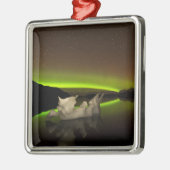 Iceberg Aurora Metalen Ornament (Links)