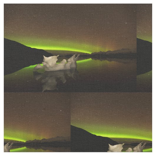 Iceberg Aurora Stof (Close Up)