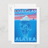 Iceberg Cross Section - Douglas, Alaska Briefkaart (Voorkant / Achterkant)