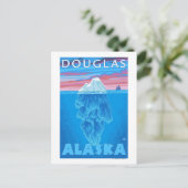 Iceberg Cross Section - Douglas, Alaska Briefkaart (Staand voorkant)