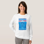 Iceberg Cross Section - Douglas, Alaska T-shirt (Voorkant volledig)