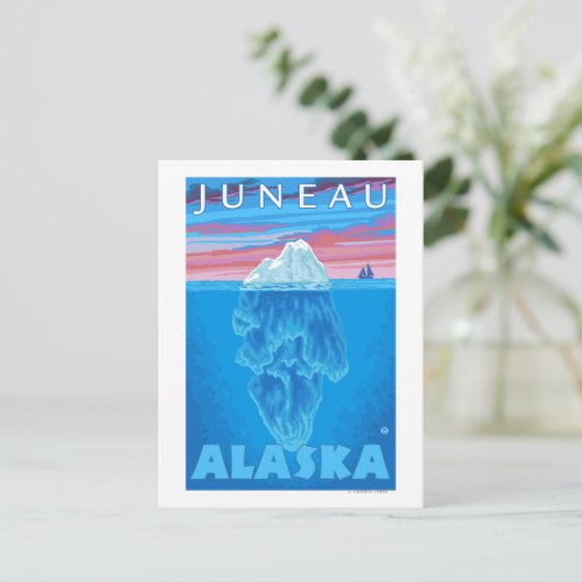 Iceberg Cross Section - Juneau, Alaska Briefkaart (Staand voorkant)