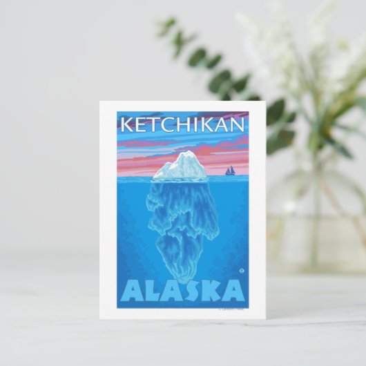 Iceberg Cross Section - Ketchikan, Alaska Briefkaart (Staand voorkant)