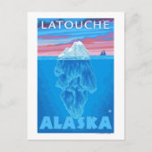 Iceberg Cross Section - Latouche, Alaska Briefkaart (Voorkant)