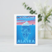 Iceberg Cross Section - Latouche, Alaska Briefkaart (Staand voorkant)