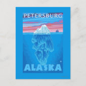 Iceberg Cross Section - Petersburg, Alaska Briefkaart (Voorkant)