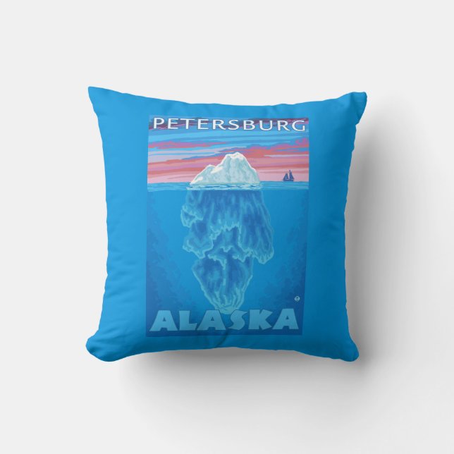 Iceberg Cross Section - Petersburg, Alaska Kussen (Voorkant)