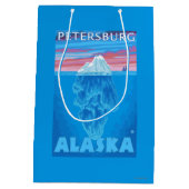 Iceberg Cross Section - Petersburg, Alaska Medium Cadeauzakje (Achterkant)