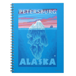 Iceberg Cross Section - Petersburg, Alaska Notitieboek